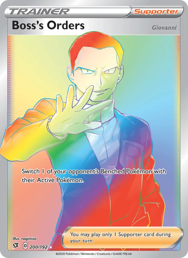 Boss's Orders (Giovanni) Rebel Clash 200/192