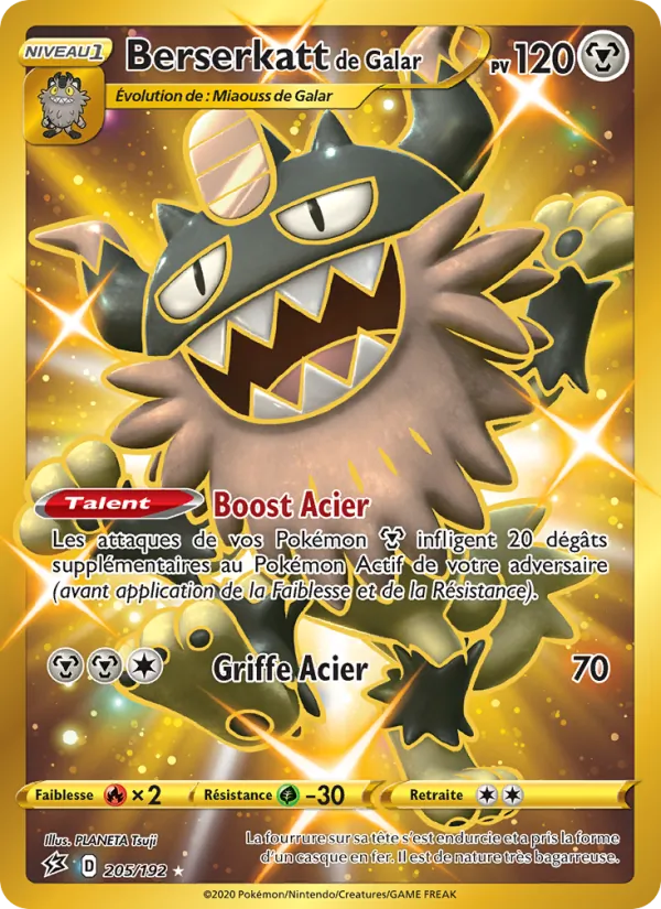 Berserkatt de Galar Clash des Rebelles 205/192