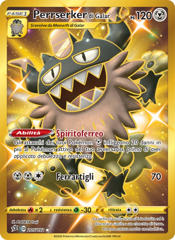 Perrserker di Galar Fragore Ribelle 205/192