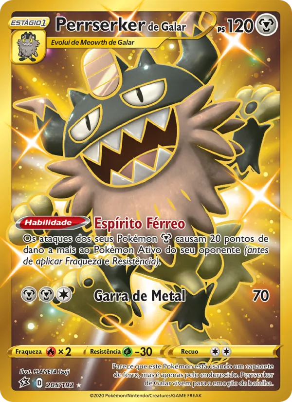 Perrserker de Galar Rixa Rebelde 205/192