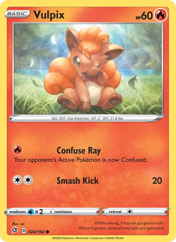 Vulpix Rebel Clash 24/192