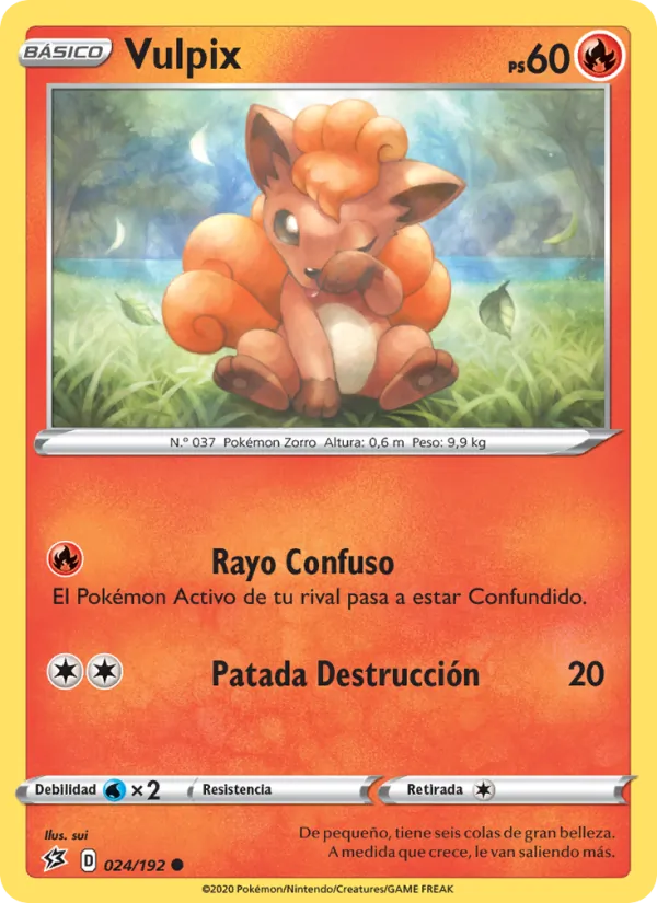 Vulpix Choque Rebelde 24/192