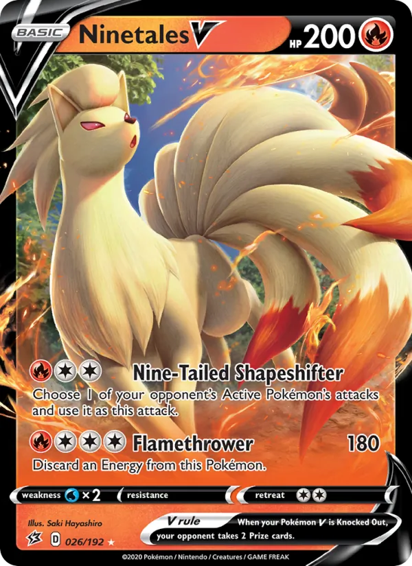Ninetales V Rebel Clash 26/192