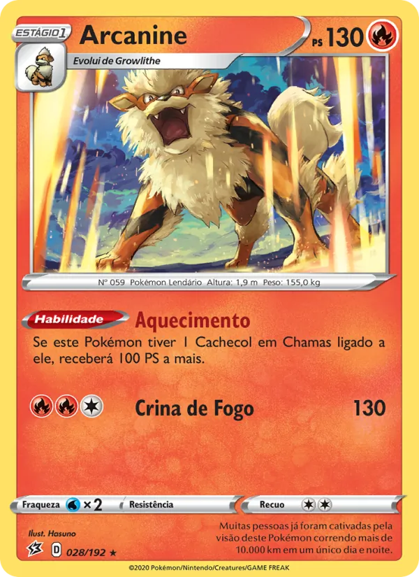 Arcanine Rixa Rebelde 28/192