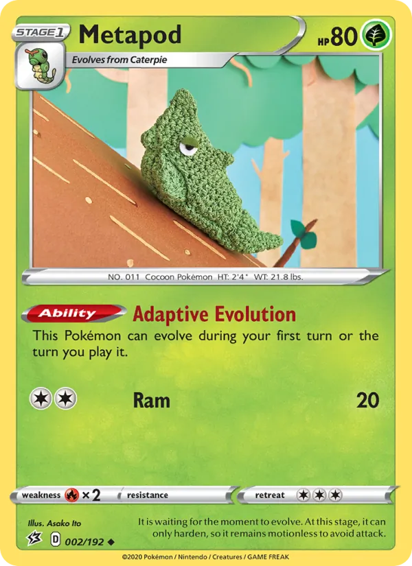Metapod Rebel Clash 2/192