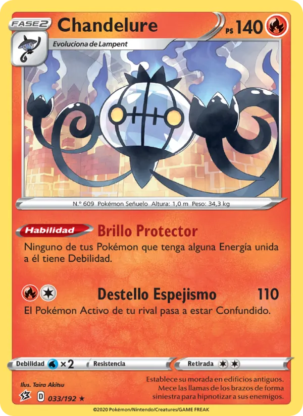 Chandelure Choque Rebelde 33/192