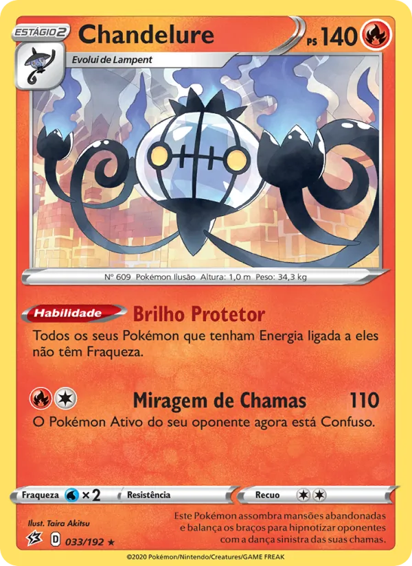 Chandelure Rixa Rebelde 33/192