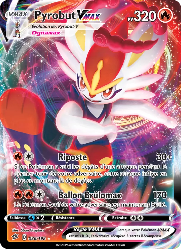 Pyrobut VMAX Clash des Rebelles 36/192