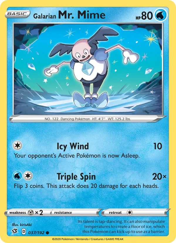 Galarian Mr. Mime Rebel Clash 37/192