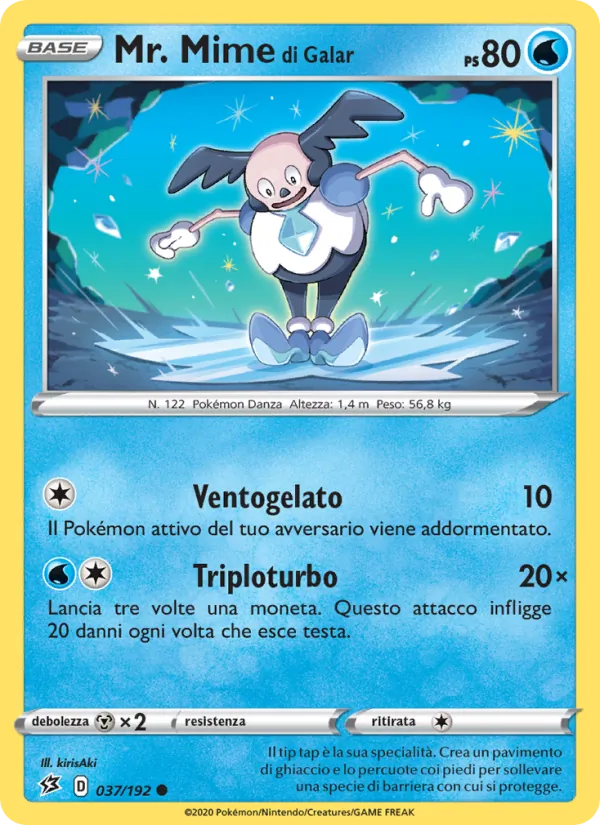 Mr. Mime di Galar Fragore Ribelle 37/192