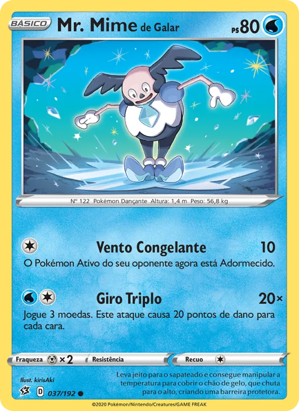 Mr. Mime de Galar Rixa Rebelde 37/192