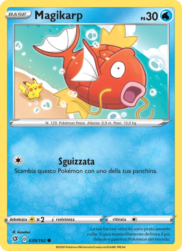 Magikarp Fragore Ribelle 39/192