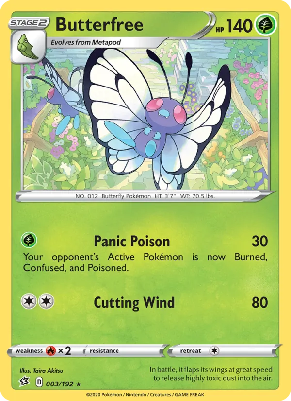 Butterfree Rebel Clash 3/192