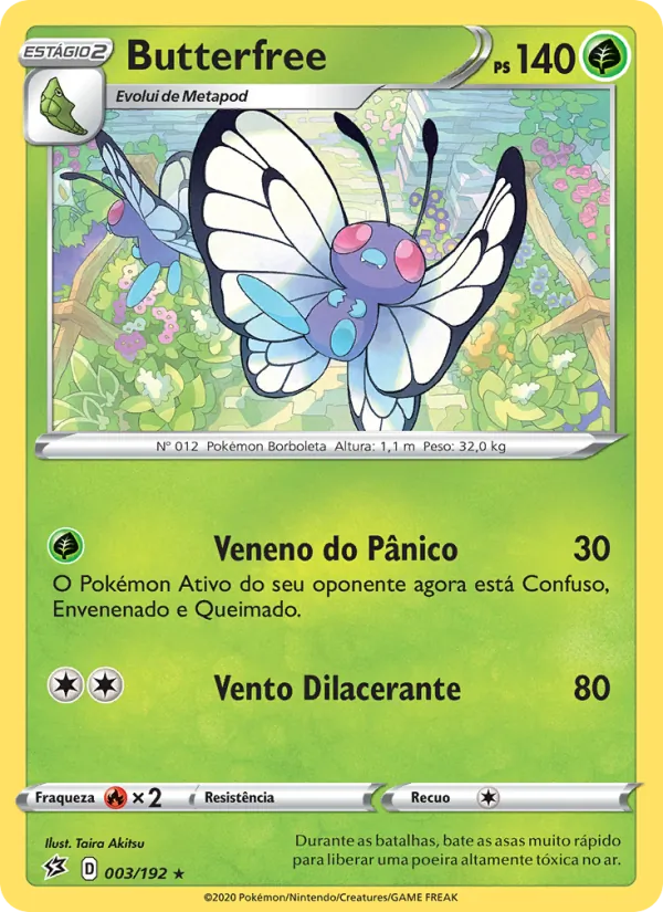 Butterfree Rixa Rebelde 3/192