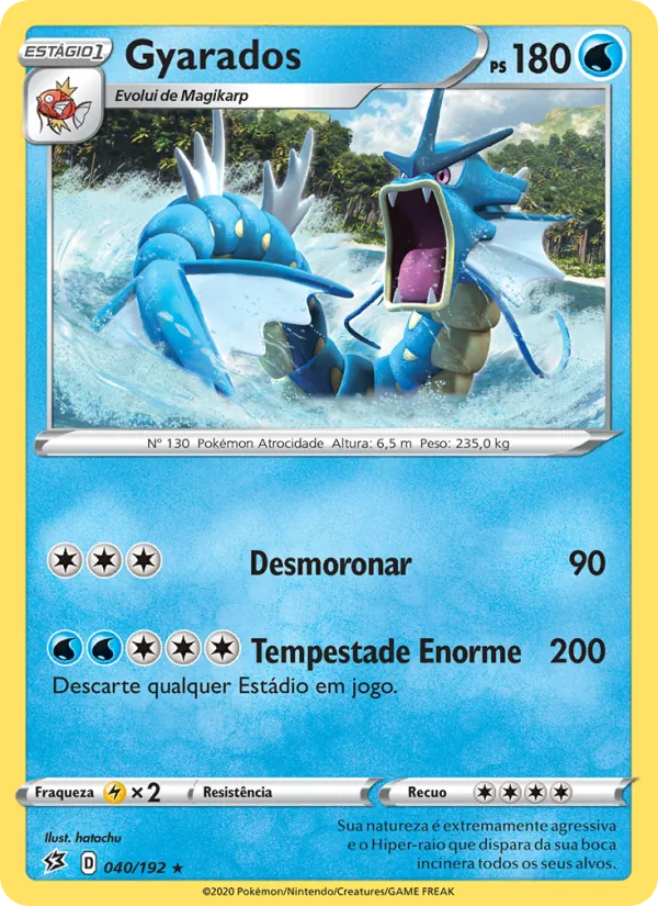 Gyarados Rixa Rebelde 40/192