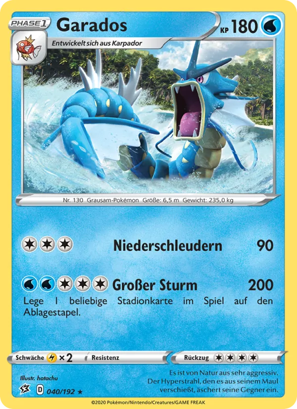 Garados Clash der Rebellen 40/192
