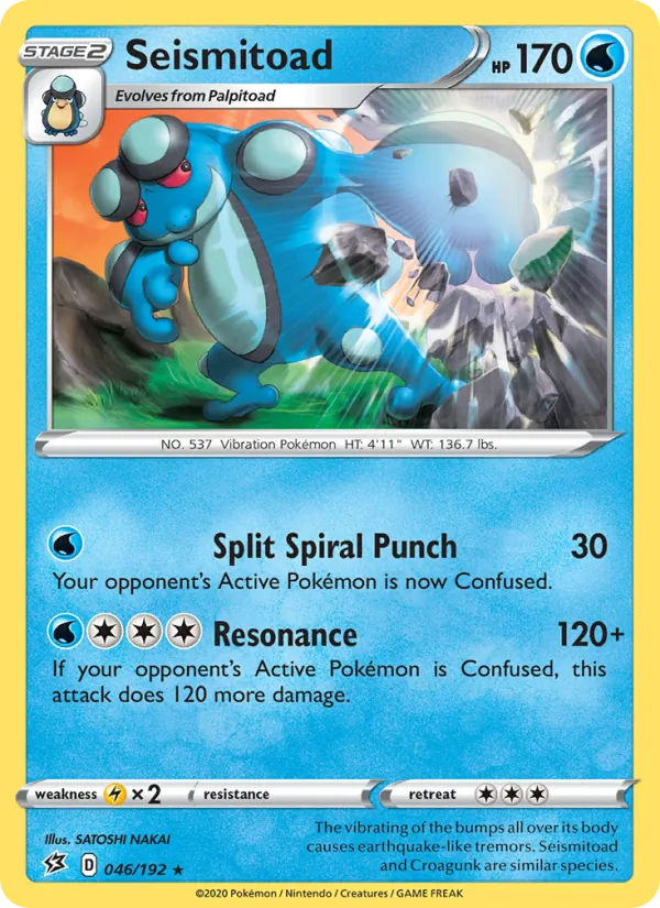 Seismitoad Rebel Clash 46/192