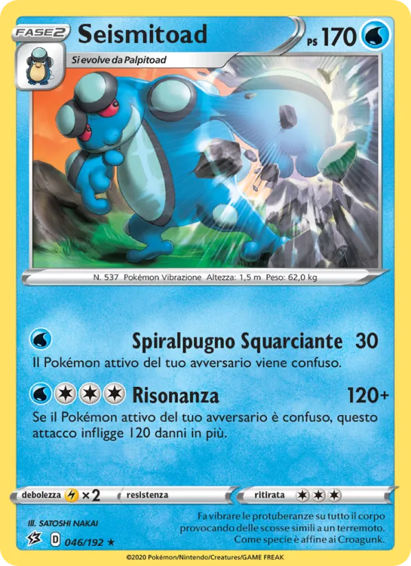 Seismitoad Fragore Ribelle 46/192