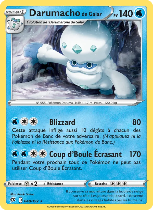 Darumacho de Galar Clash des Rebelles 48/192