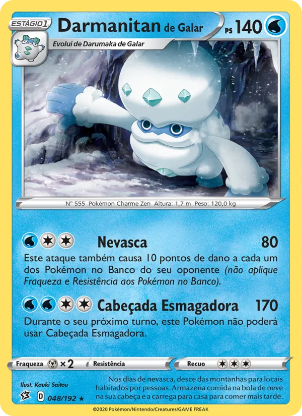 Darmanitan de Galar Rixa Rebelde 48/192