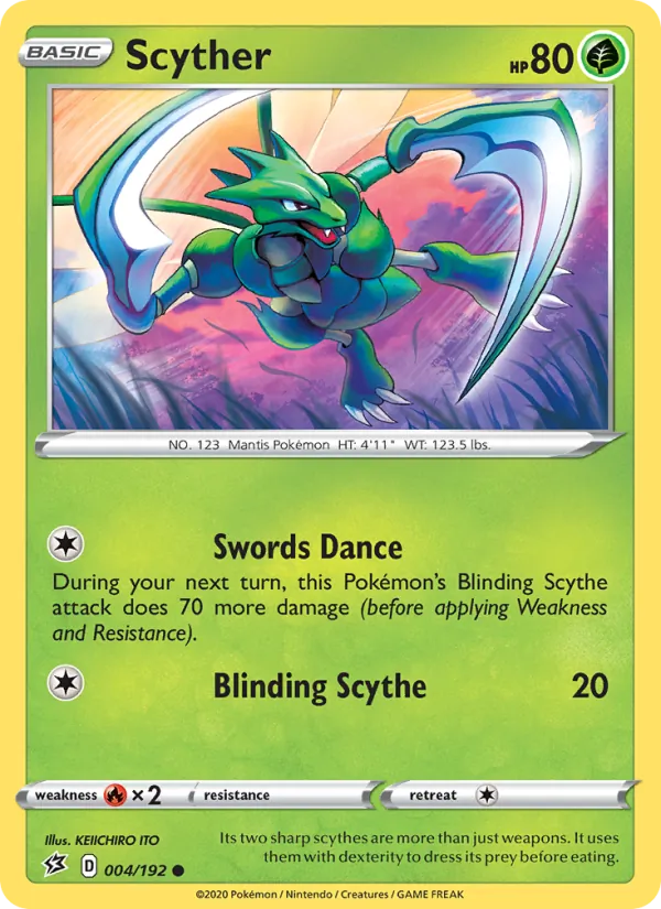 Scyther Rebel Clash 4/192