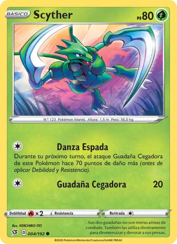 Scyther Choque Rebelde 4/192