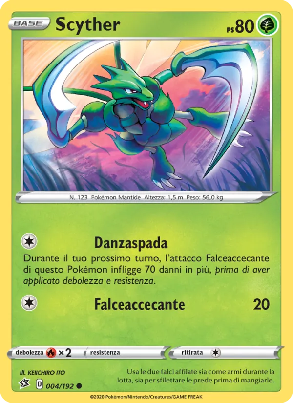 Scyther Fragore Ribelle 4/192