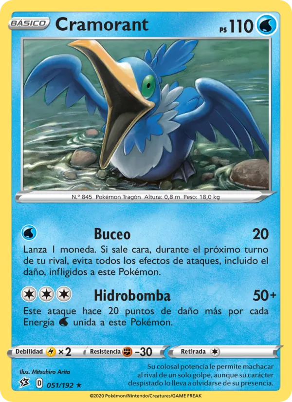 Cramorant Choque Rebelde 51/192