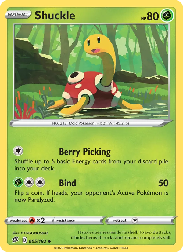 Shuckle Rebel Clash 5/192