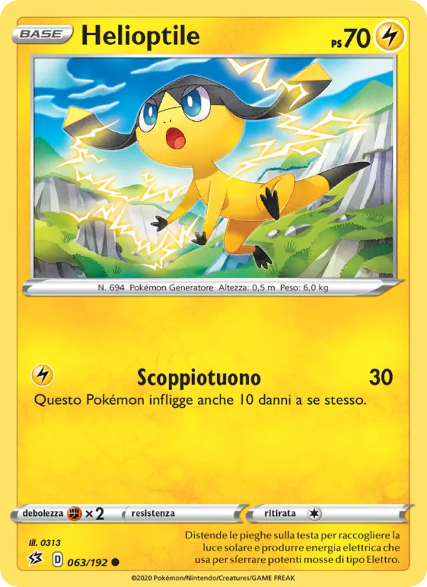 Helioptile Fragore Ribelle 63/192