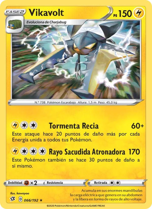 Vikavolt Choque Rebelde 66/192