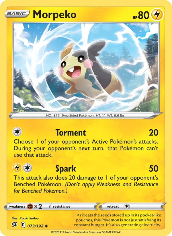 Morpeko Rebel Clash 73/192