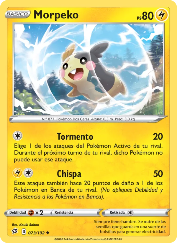 Morpeko Choque Rebelde 73/192