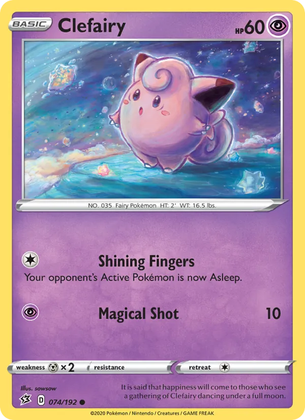 Clefairy Rebel Clash 74/192