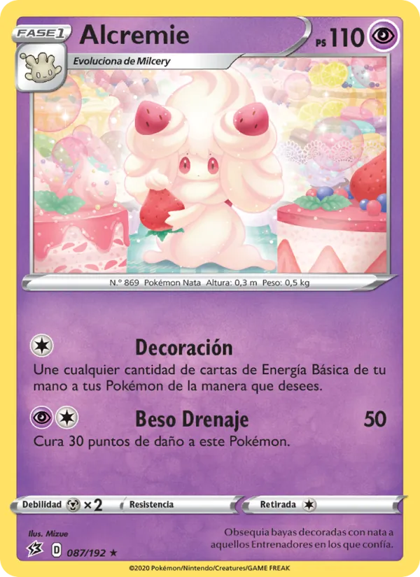 Alcremie Choque Rebelde 87/192
