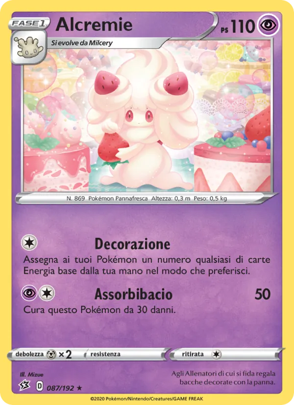 Alcremie Fragore Ribelle 87/192