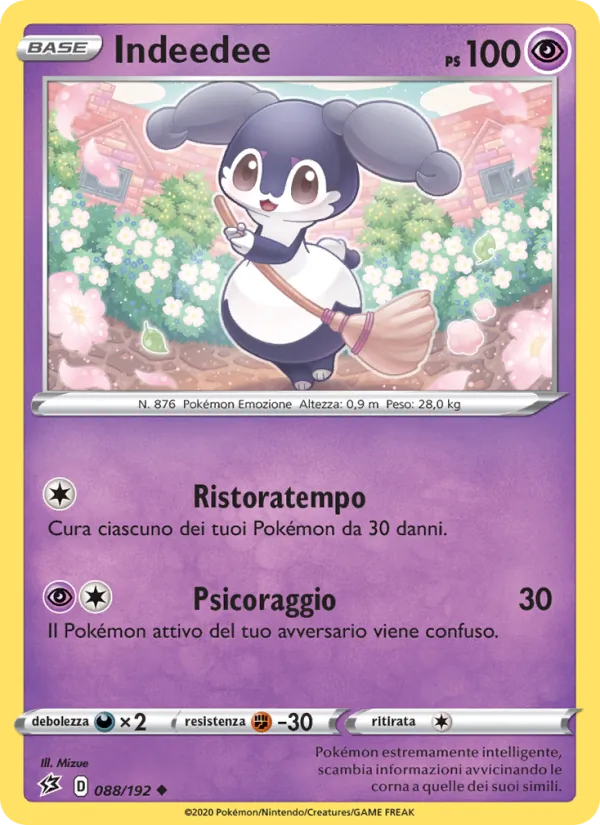 Indeedee Fragore Ribelle 88/192