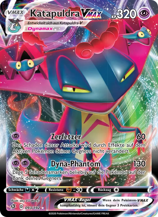 Katapuldra VMAX Clash der Rebellen 93/192