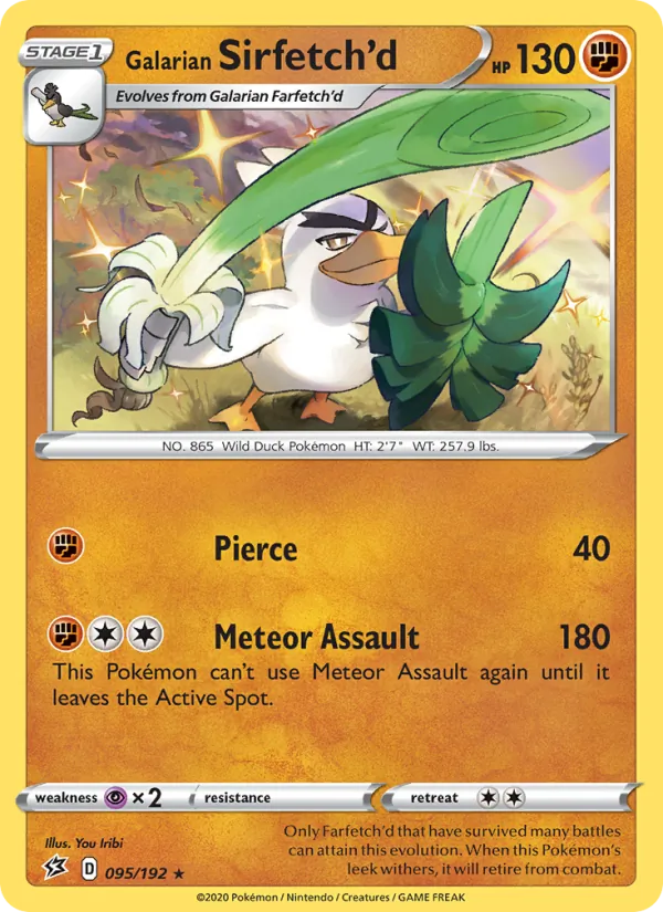 Galarian Sirfetch'd Rebel Clash 95/192
