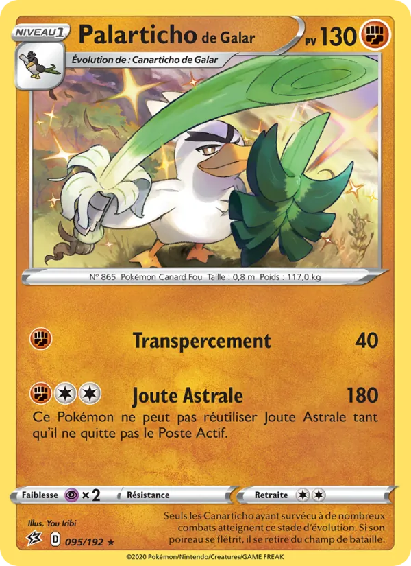 Palarticho de Galar Clash des Rebelles 95/192