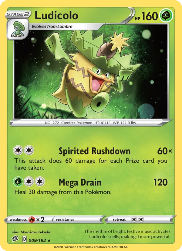 Ludicolo Rebel Clash 9/192