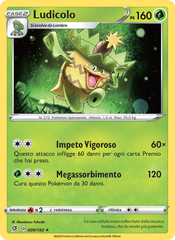 Ludicolo Fragore Ribelle 9/192