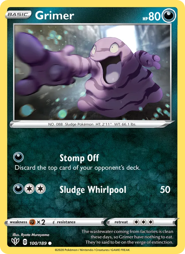 Grimer Darkness Ablaze 100/189