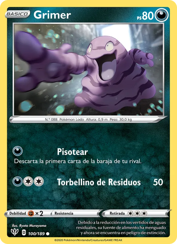 Grimer Oscuridad Incandescente 100/189