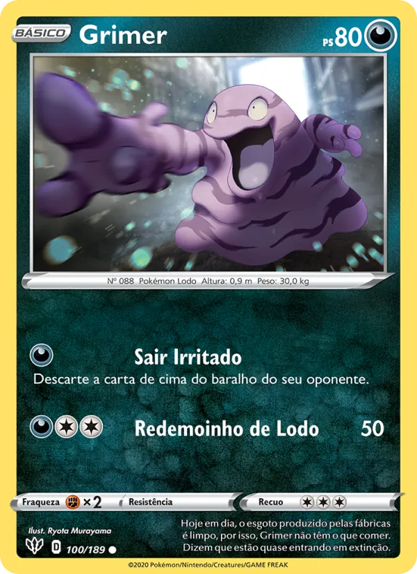Grimer Escuridão Incandescente 100/189