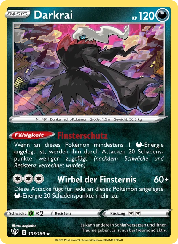 Darkrai Flammende Finsternis 105/189