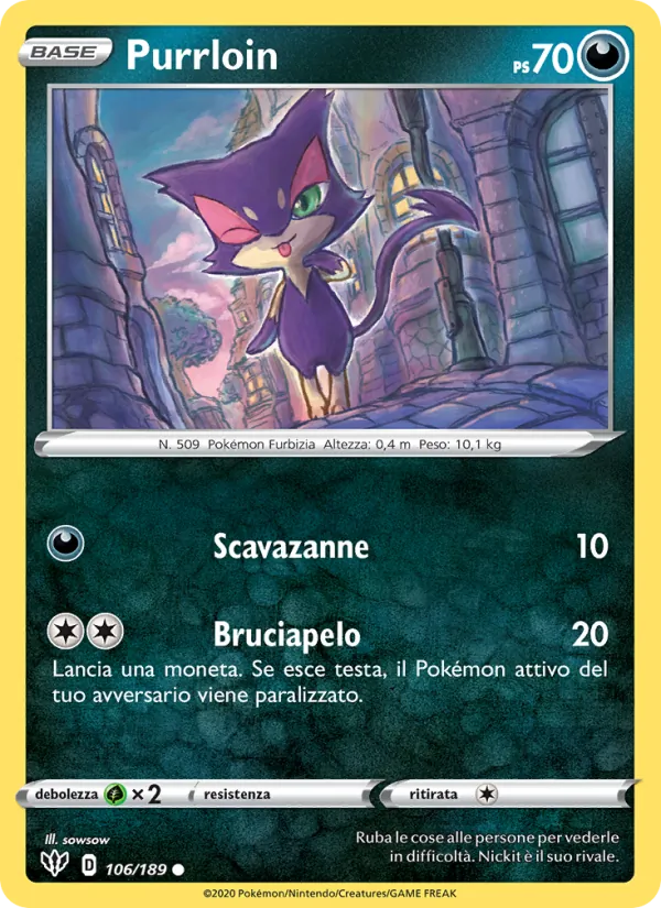Purrloin Fiamme Oscure 106/189