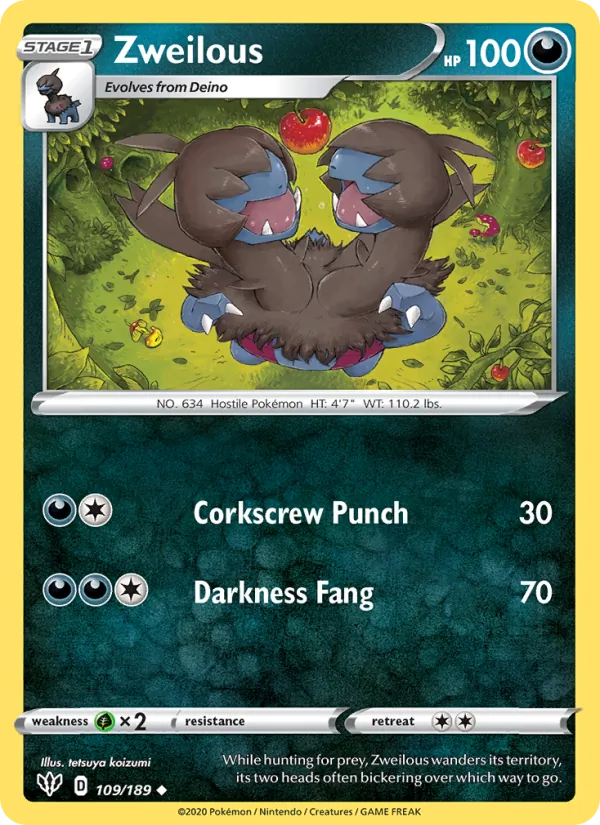 Zweilous Darkness Ablaze 109/189
