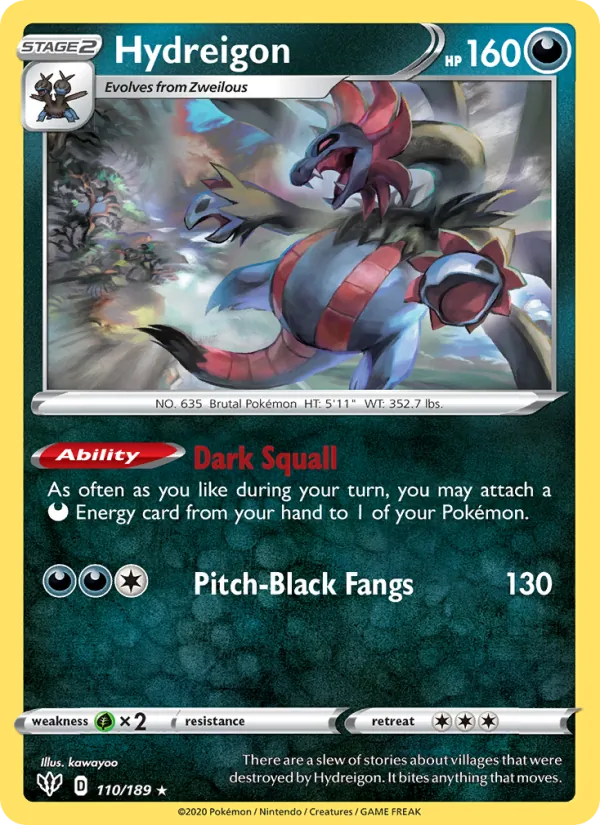 Hydreigon Darkness Ablaze 110/189