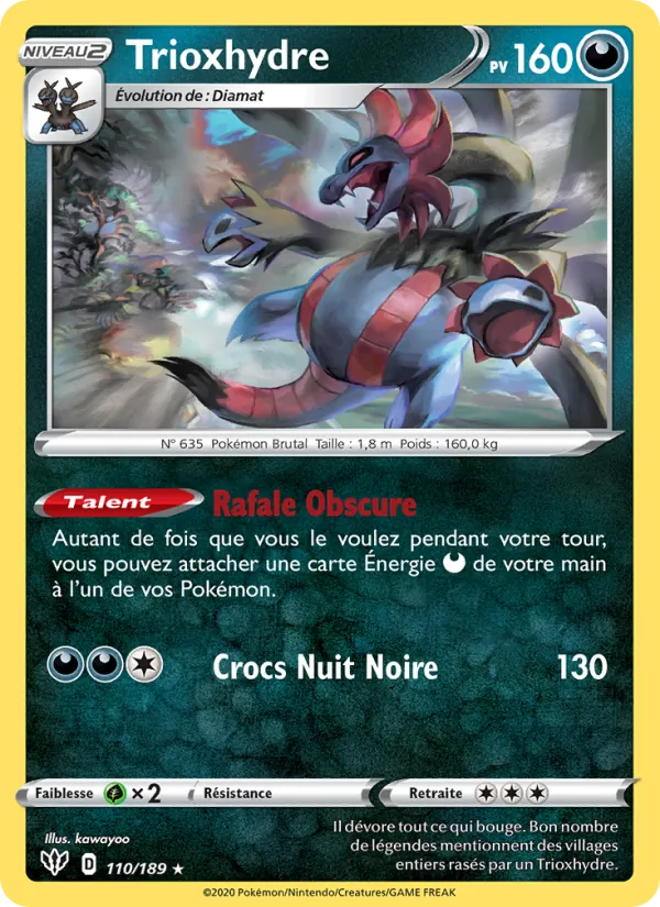 Trioxhydre Ténèbres Embrasées 110/189